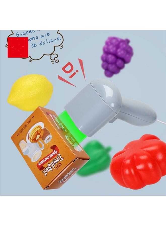 فايف ستار لعبة كاشير للأطفال بشكل دب 🐻 مع عربة تسوق – لعبة سوبر ماركت تمثيلية – مناسبة من 3 سنوات+ - Image 5